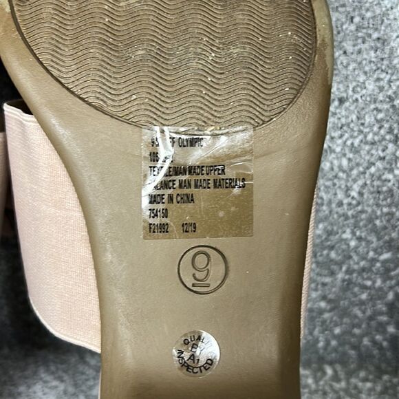 JC Penney  East 5th Floral Dust Rose Sandals Wedges Size 9 - Picture 8 of 8